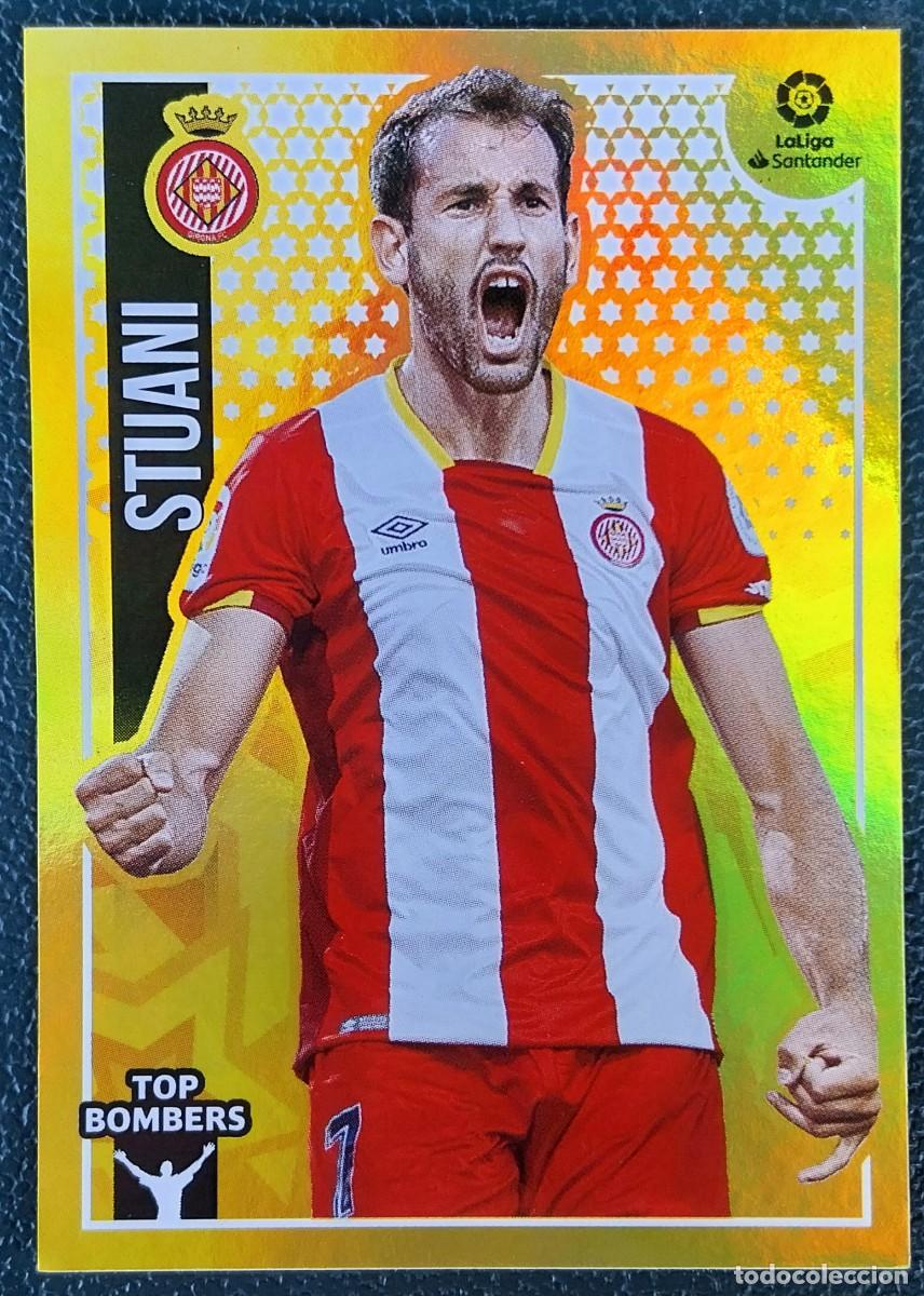 Cromos de f&uacute;tbol: 24 STUANI GIRONA FC TOP BOMBERS CROMOS ALBUM EDICIONES ESTE 2018 2019 18 19