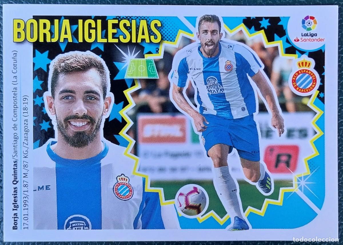 Cromos de f&uacute;tbol: 5 BORJA IGLESIAS RCD ESPANYOL ULTIMOS FICHAJES CROMOS ALBUM EDICIONES ESTE 2018 2019 18 19
