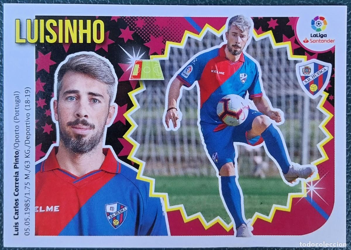 Cromos de f&uacute;tbol: 8 LUISINHO SD HUESCA ULTIMOS FICHAJES CROMOS ALBUM EDICIONES ESTE 2018 2019 18 19