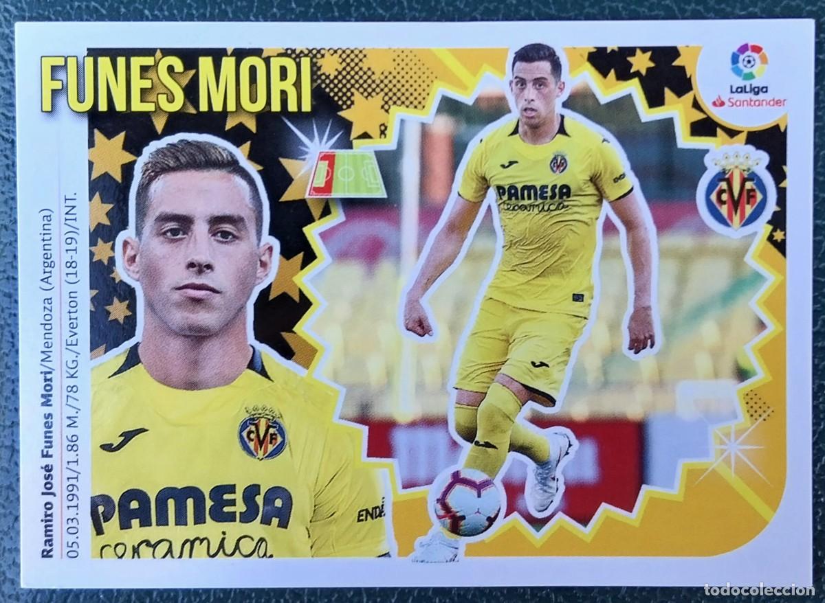 Cromos de f&uacute;tbol: 10 FUNES MORI VILLARREAL CF ULTIMOS FICHAJES CROMOS ALBUM EDICIONES ESTE 2018 2019 18 19