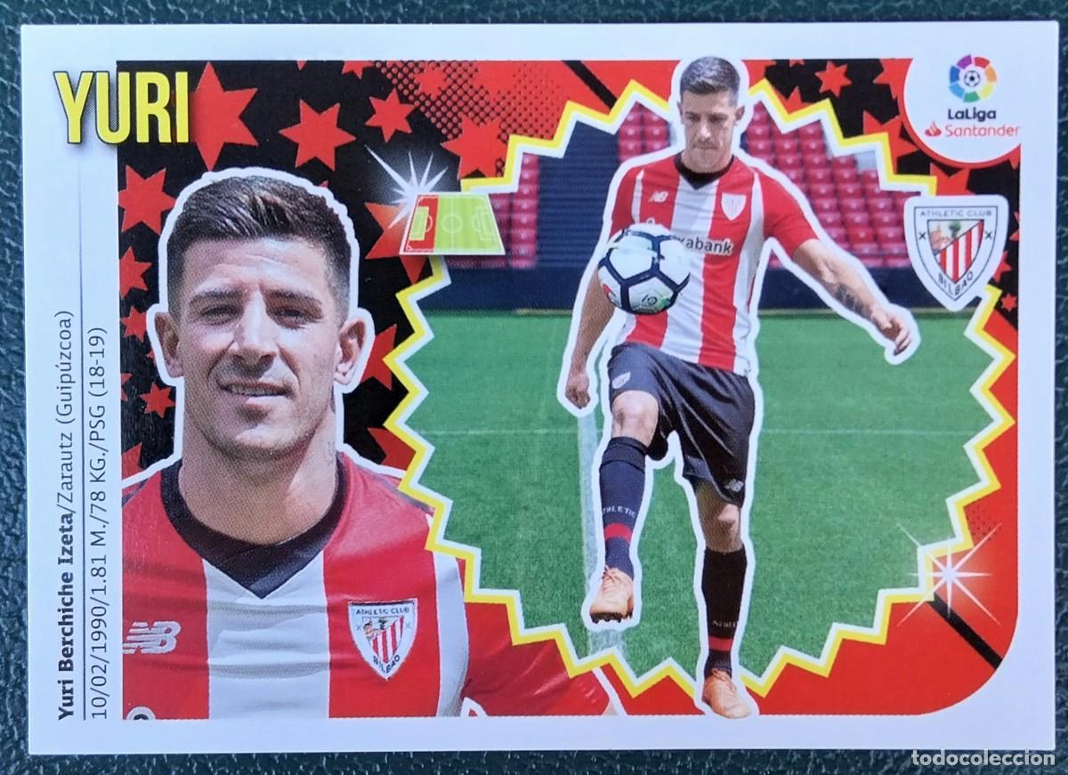 Cromos de f&uacute;tbol: 12 YURI ATHLETIC DE BILBAO ULTIMOS FICHAJES CROMOS ALBUM EDICIONES ESTE 2018 2019 18 19