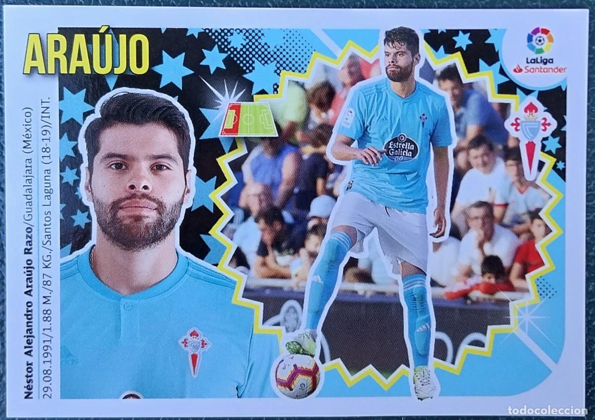 Cromos de f&uacute;tbol: 14 ARAUJO CELTA DE VIGO ULTIMOS FICHAJES CROMOS ALBUM EDICIONES ESTE 2018 2019 18 19