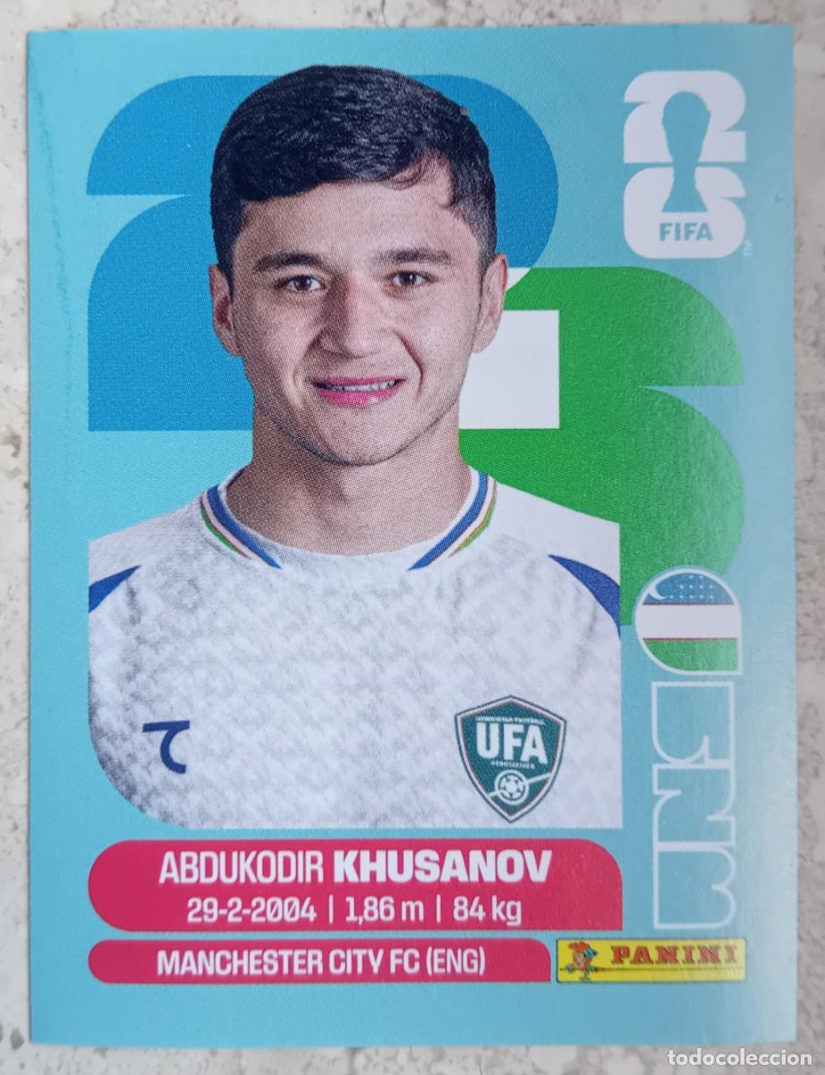Cromos de f&uacute;tbol: Figurina Panini 2026 Cromo World Cup Usa Mundial 2026 Abdukodir Khusanov Uzbekistan n UZB 9