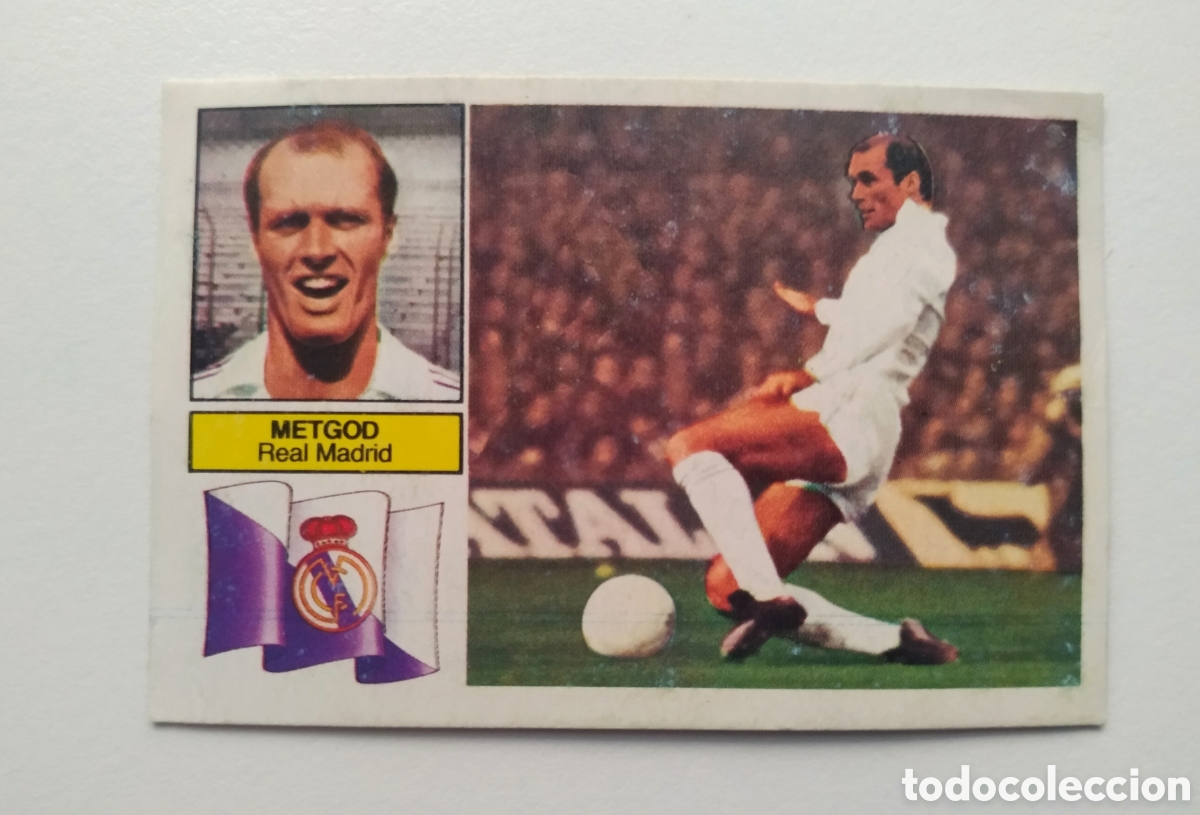 Cromos de f&uacute;tbol: METGOD VERSI&Oacute;N EDICIONES ESTE LIGA 82 83 1982 1983 CROMO DESPEGADO FICHAJE N&ordm; 8 REAL MADRID