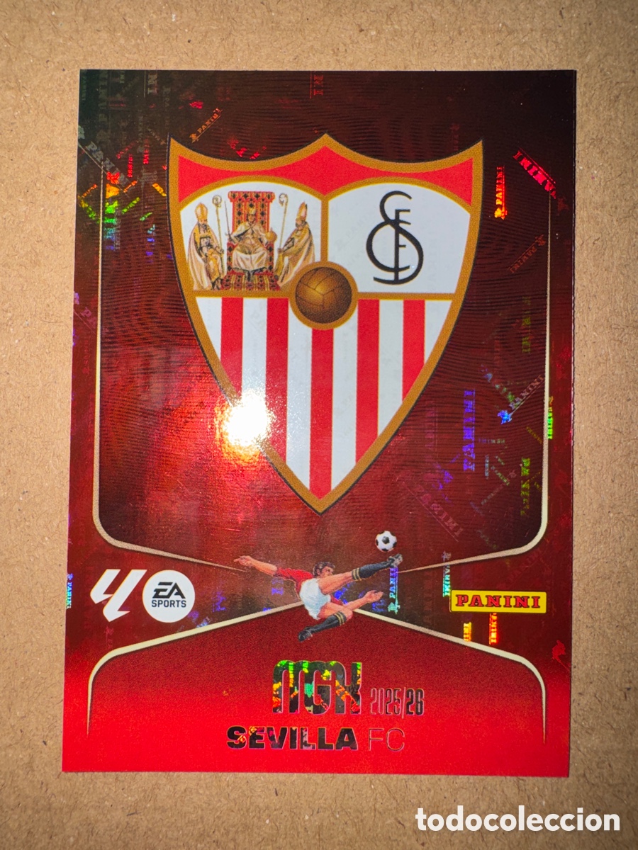 Cromos de f&uacute;tbol: # 325 Escudo Sevilla Megacracks 25 26 2025 2026 MGK