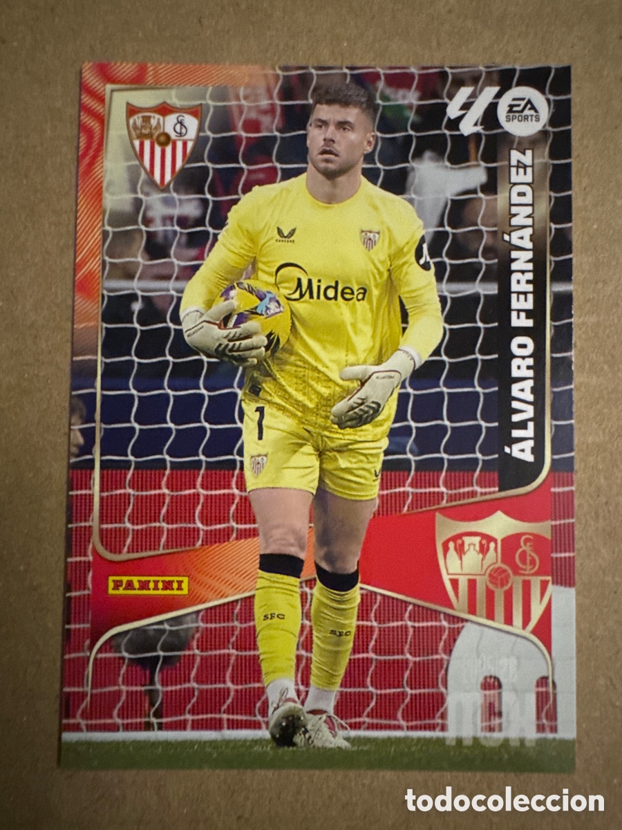 Cromos de f&uacute;tbol: # 327 &Aacute;lvaro Fern&aacute;ndez Sevilla Megacracks 25 26 2025 2026 MGK