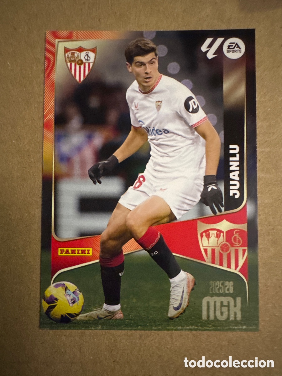 Cromos de f&uacute;tbol: # 329 Juanlu Sevilla Megacracks 25 26 2025 2026 MGK