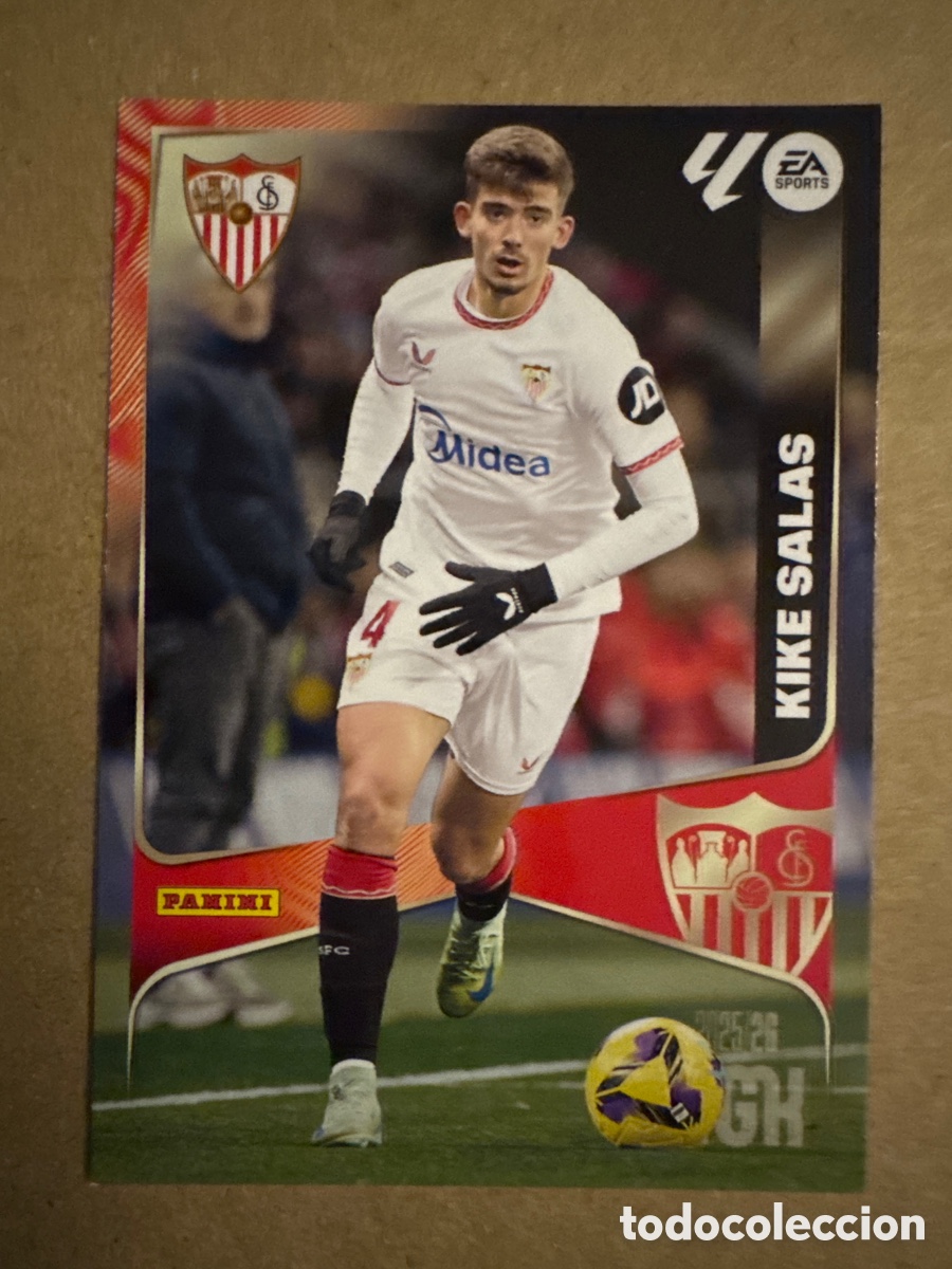 Cromos de f&uacute;tbol: # 330 Kike Salas Sevilla Megacracks 25 26 2025 2026 MGK