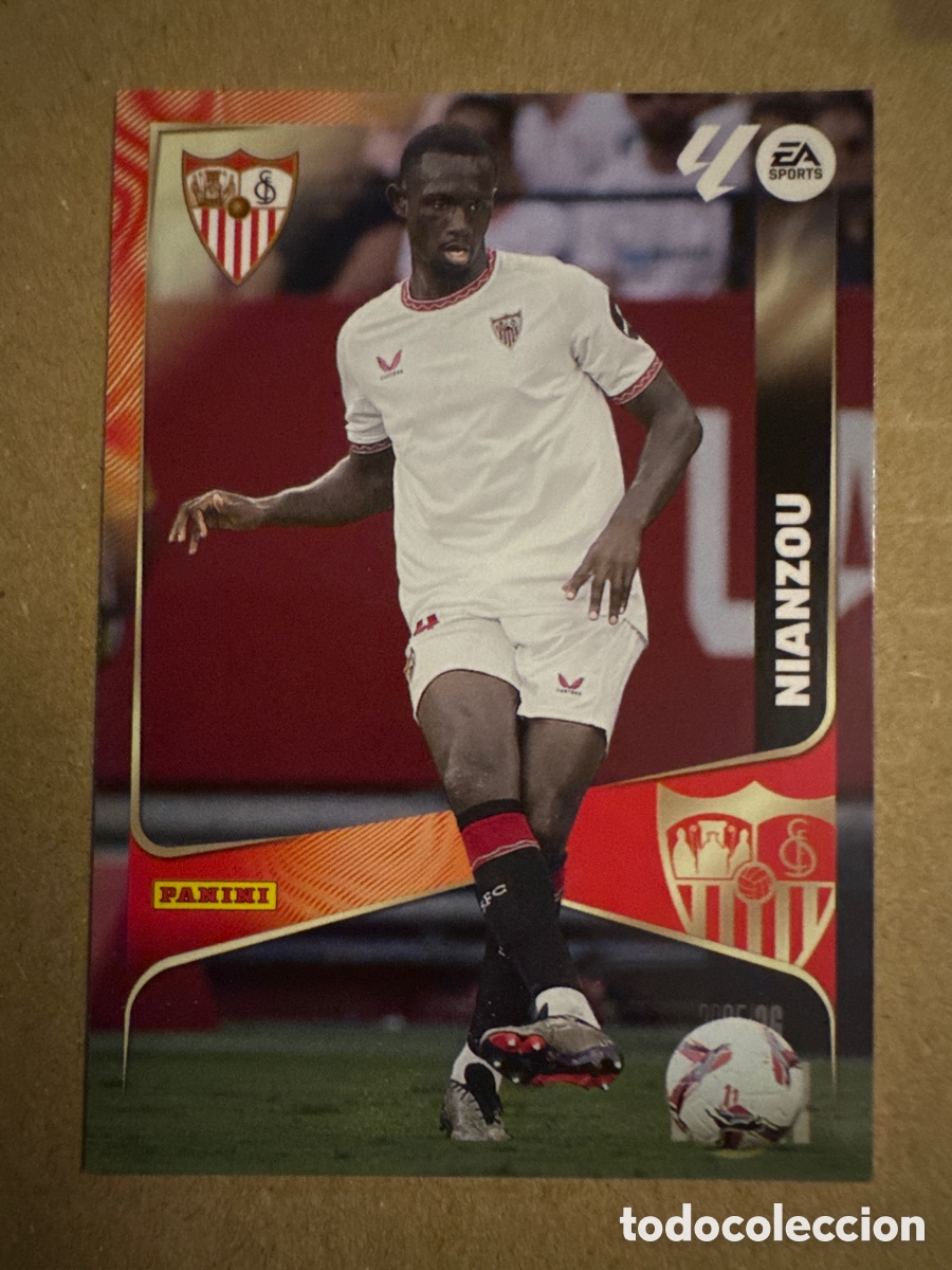 Cromos de f&uacute;tbol: # 332 Nianzou Sevilla Megacracks 25 26 2025 2026 MGK