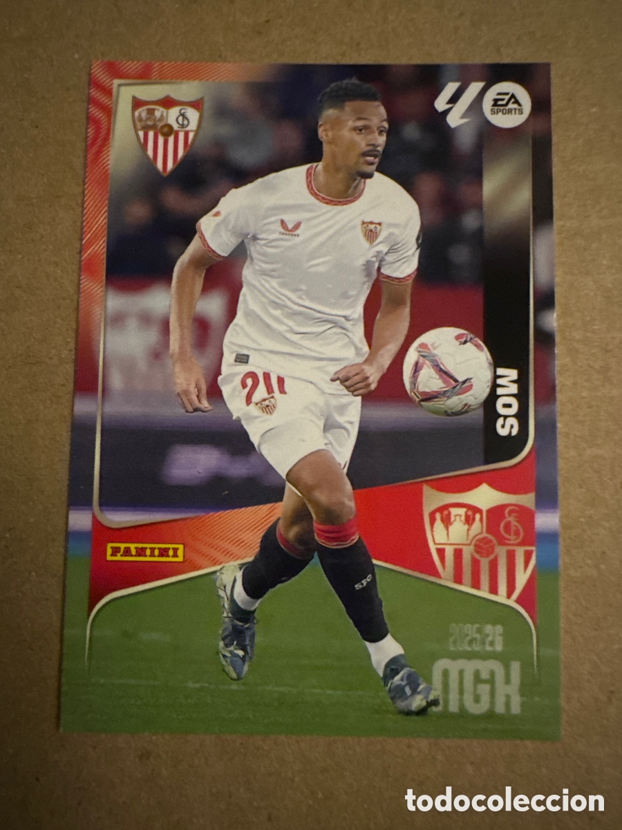 Cromos de f&uacute;tbol: # 335 Sow Sevilla Megacracks 25 26 2025 2026 MGK