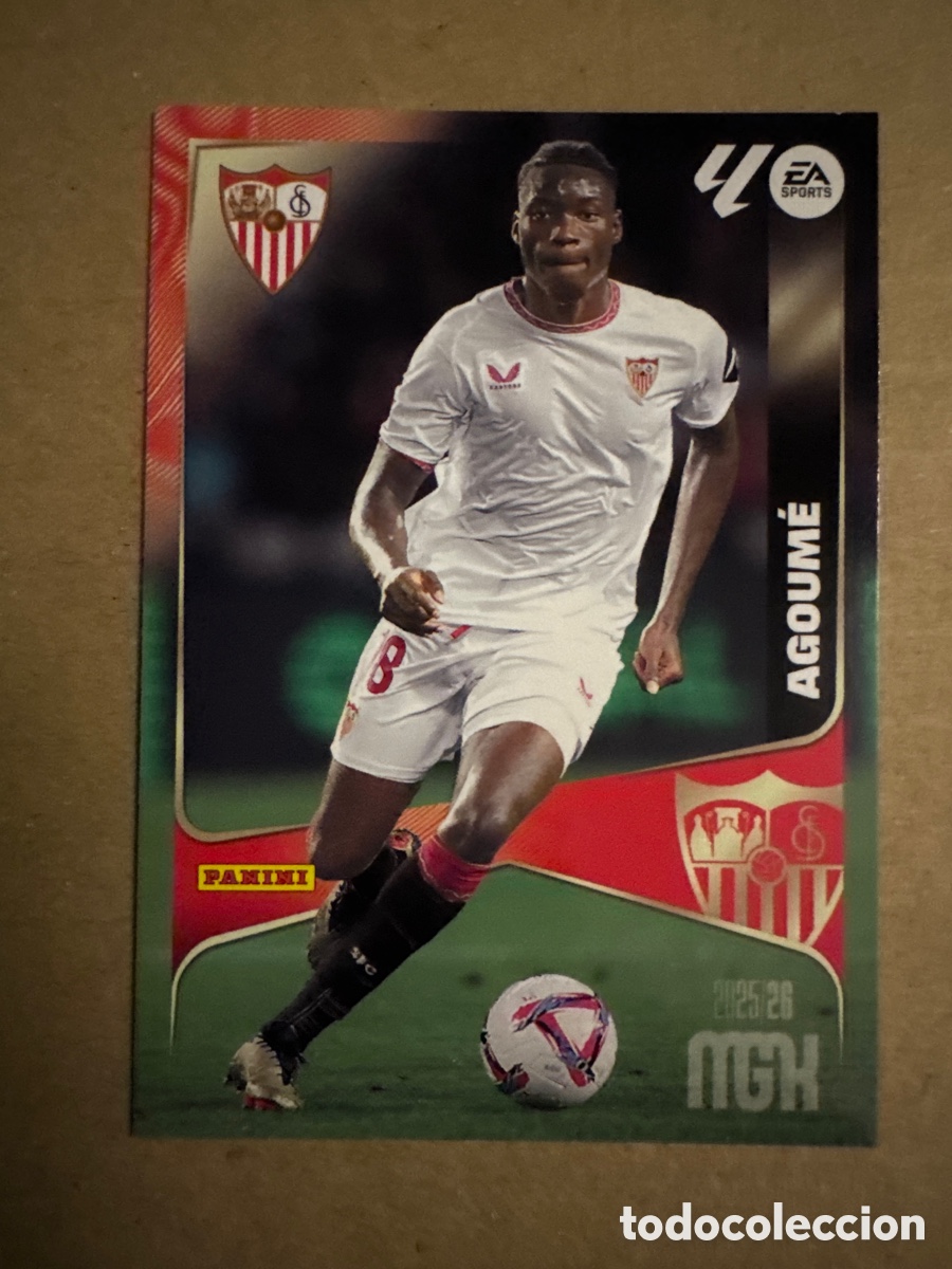 Cromos de f&uacute;tbol: # 336 Agoum&eacute; Sevilla Megacracks 25 26 2025 2026 MGK