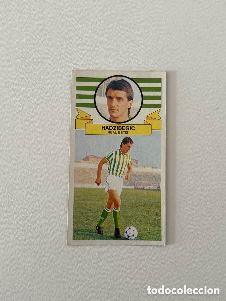 Football Stickers: HADZIBEGIC FICHAJE 25 BETIS LIGA ESTE 85 86 DESPEGADO MUY BUENO 1985 1986