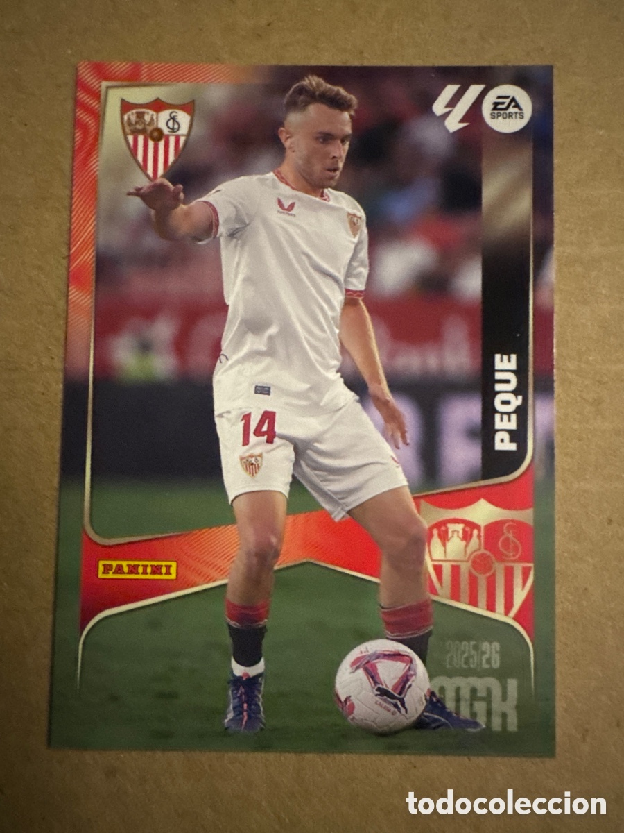 Cromos de f&uacute;tbol: # 338 Peque Sevilla Megacracks 25 26 2025 2026 MGK