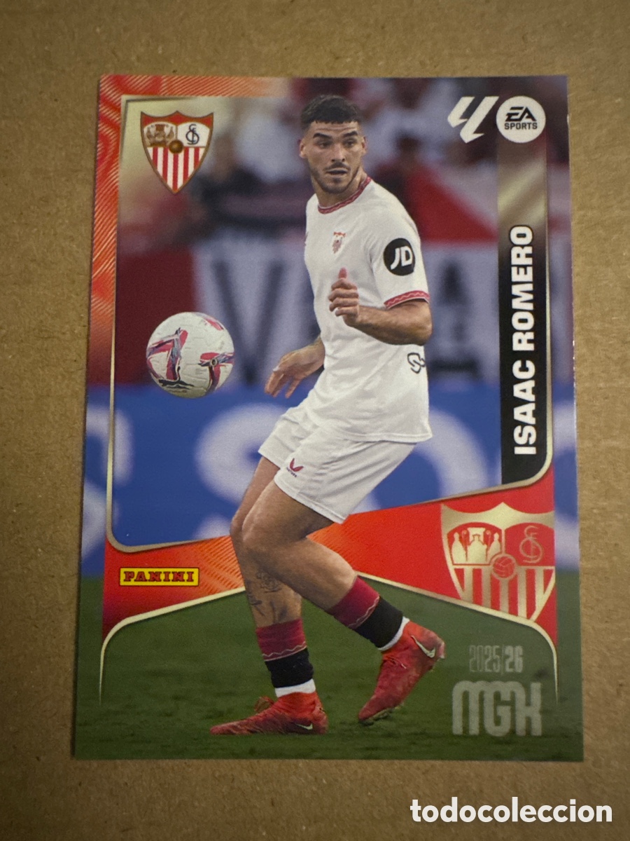 Cromos de f&uacute;tbol: # 341 Isaac Romero Sevilla Megacracks 25 26 2025 2026 MGK