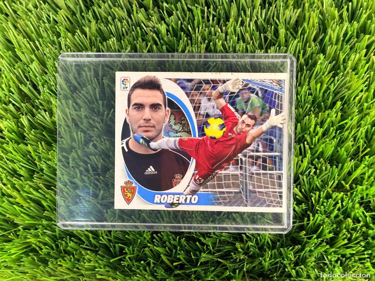 Cromos de f&uacute;tbol: N&ordm; 1 Roberto R Zaragoza Liga Este 12 13