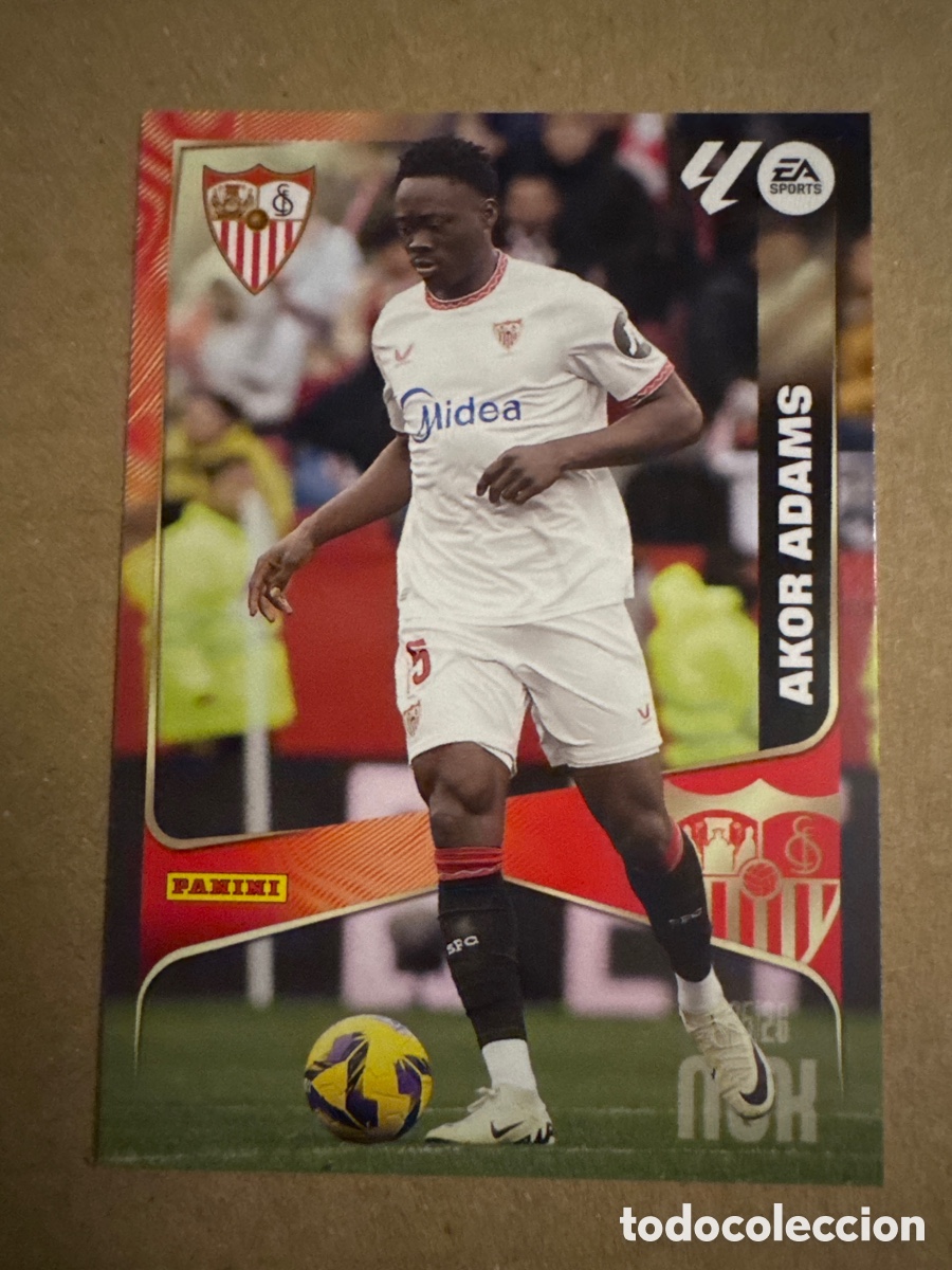 Cromos de f&uacute;tbol: # 342 Akor Adams Sevilla Megacracks 25 26 2025 2026 MGK