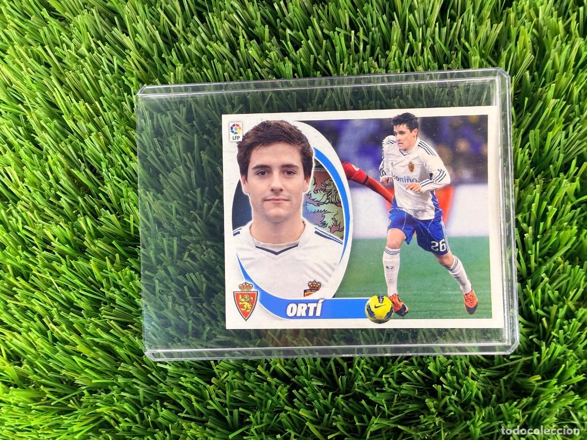 Cromos de f&uacute;tbol: N&ordm; 14 Ort&iacute; R Zaragoza Liga Este 12 13