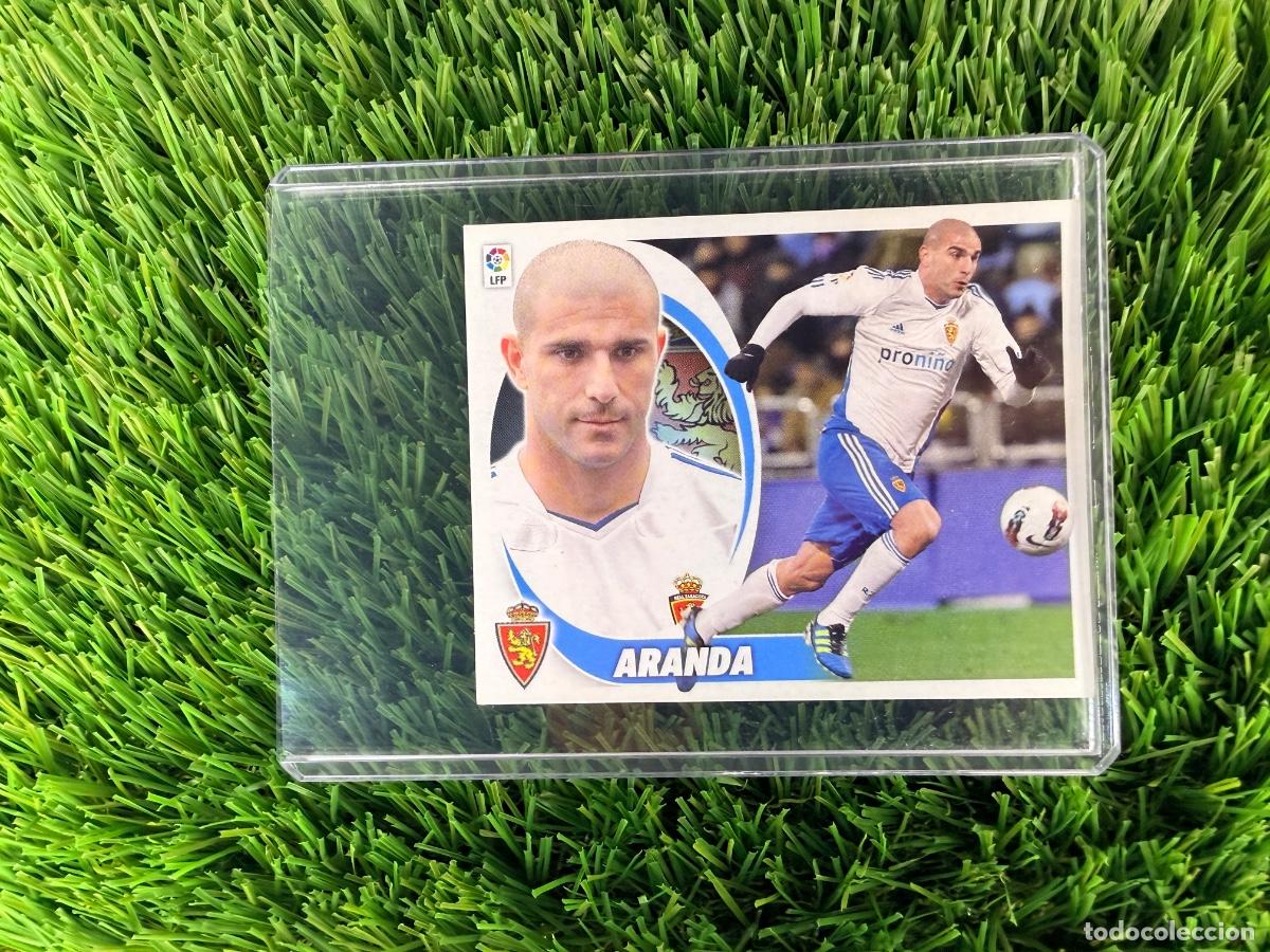 Cromos de f&uacute;tbol: N&ordm; 16 Aranda R Zaragoza Liga Este 12 13