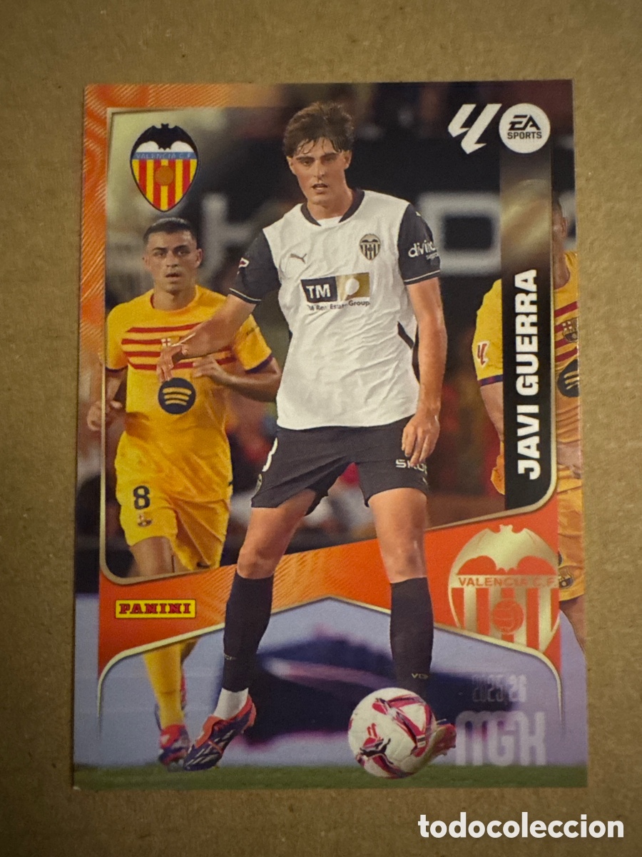 Fu&szlig;ball-Sticker: # 355 Javi Guerra Valencia Megacracks 25 26 2025 2026 MGK