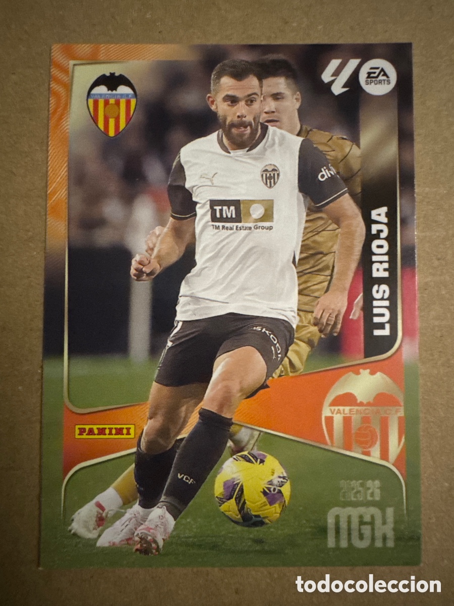 Fu&szlig;ball-Sticker: # 356 Luis Rioja Valencia Megacracks 25 26 2025 2026 MGK