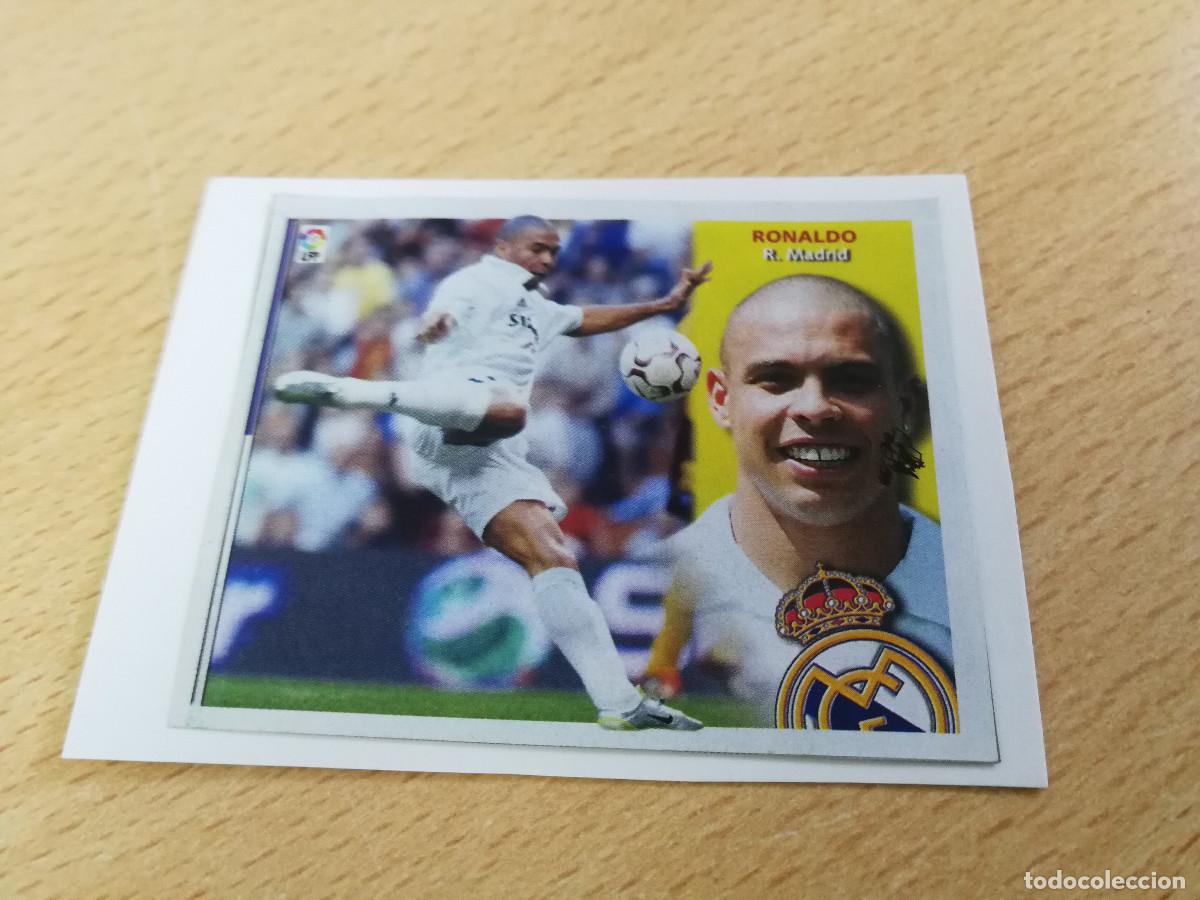 Cromos de Futebol: Ronaldo Nazario 2002 2003 &Uacute;ltimo Fichaje 31 Real Madrid. despegado. Liga Este 02-03.