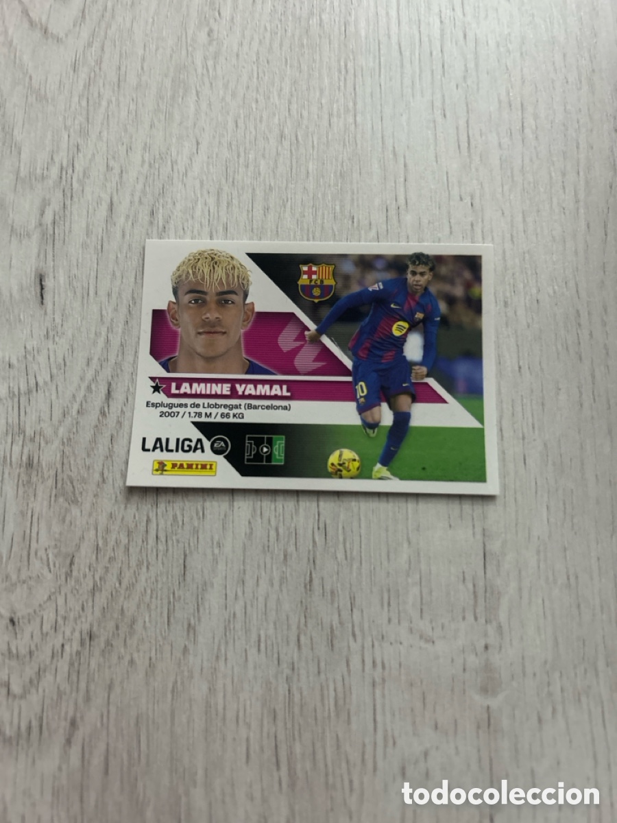 Cromos de f&uacute;tbol: Lamine Yamal 20 Barcelona Liga Este 2026/27 26-27 Panini