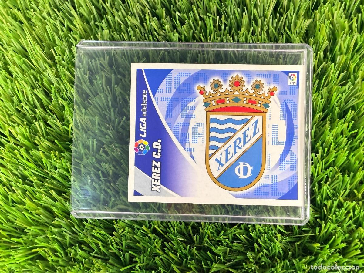 Cromos de f&uacute;tbol: N&ordm; 22 Xerez CD Escudos Liga Adelante Liga Este 12 13