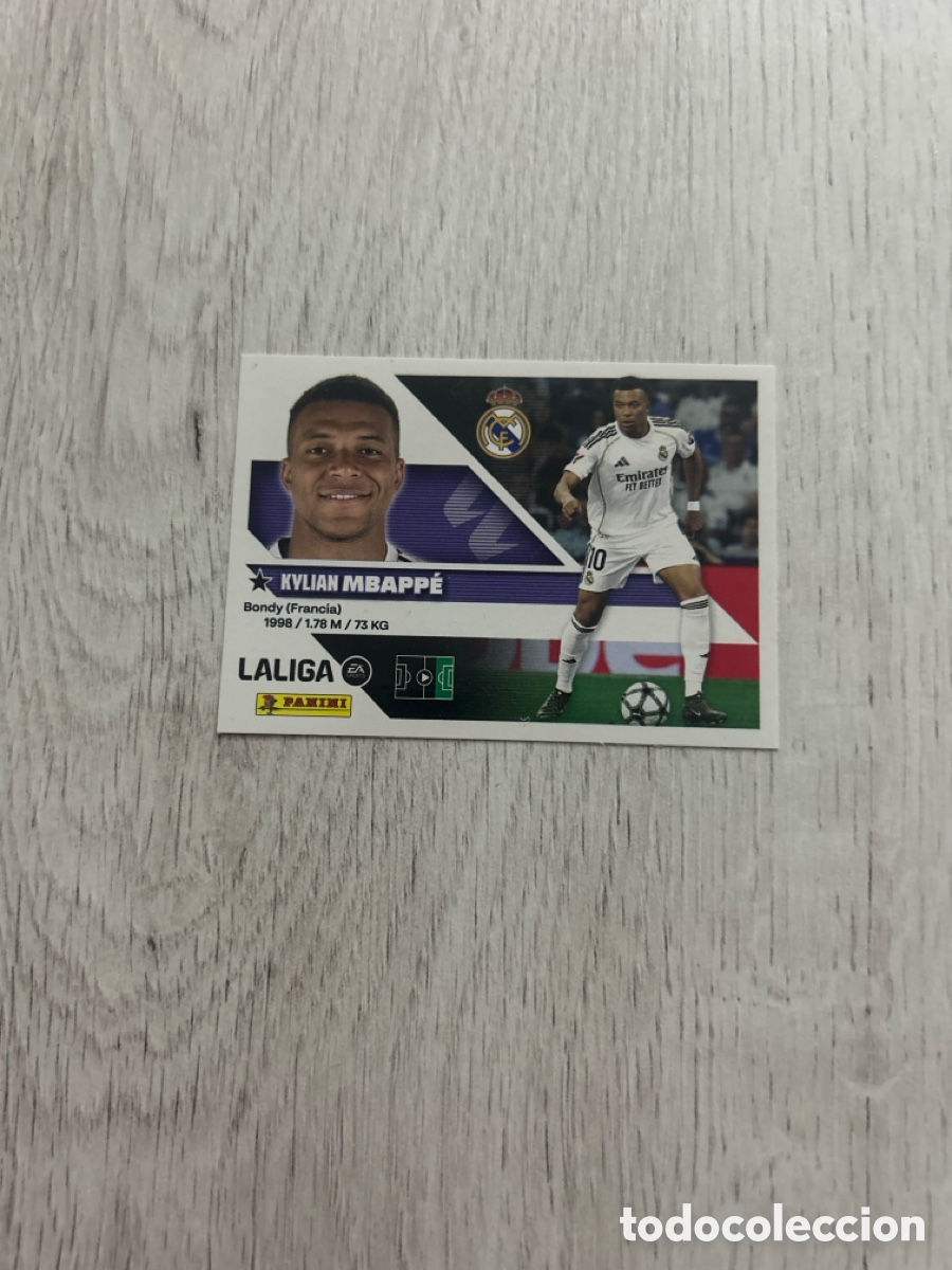 Cromos de f&uacute;tbol: Mbapp&eacute; 20 Real Madrid Liga Este 2026/27 26-27 Panini