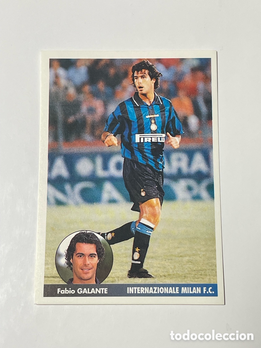 Cartes &agrave; collectionner de Football: Fabio Galante Inter de Mil&aacute;n Los mejores equipos de Europa 1996/97 #122