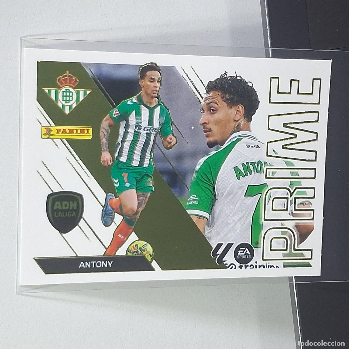 Cromos de f&uacute;tbol: D10 1 ANTONY BETIS ADN PRIME PANINI LIGA ESTE 26 27 2026 2027 STICKER