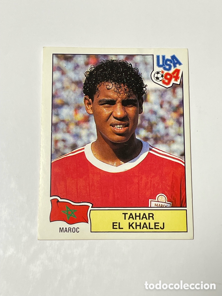 Cromos de f&uacute;tbol: Tahar El Khalej Marruecos Panini USA &lsquo;94 #404