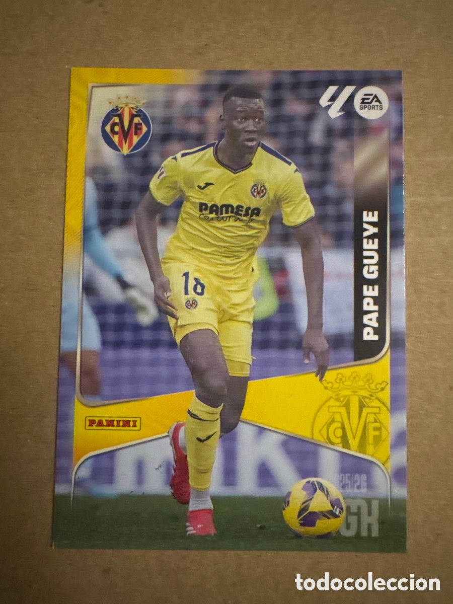Cromos de f&uacute;tbol: # 370 Pape Gueye Villarreal Megacracks 25 26 2025 2026 MGK