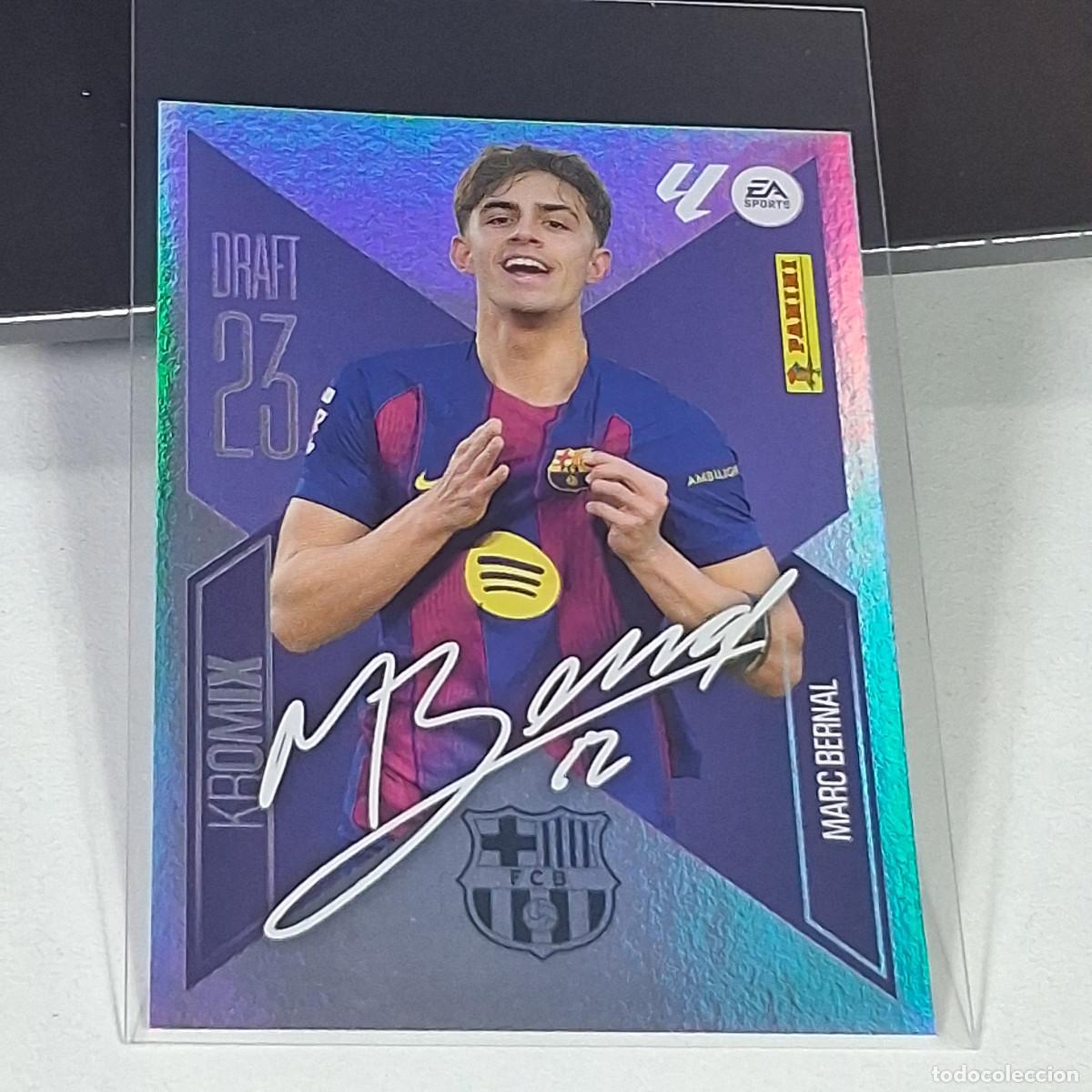 Cromos de f&uacute;tbol: D10 K15 MARC BERNAL FC BARCELONA BAR&Ccedil;A DRAFT 23 KROMIX PANINI LIGA ESTE 26 27 2026 2027 STICKER