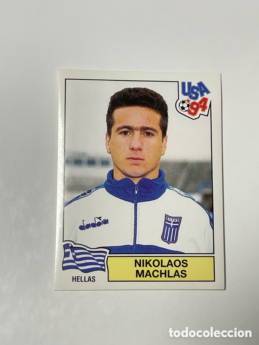 Cromos de f&uacute;tbol: Niklos Machlas Grecia Panini USA &lsquo;94 #280