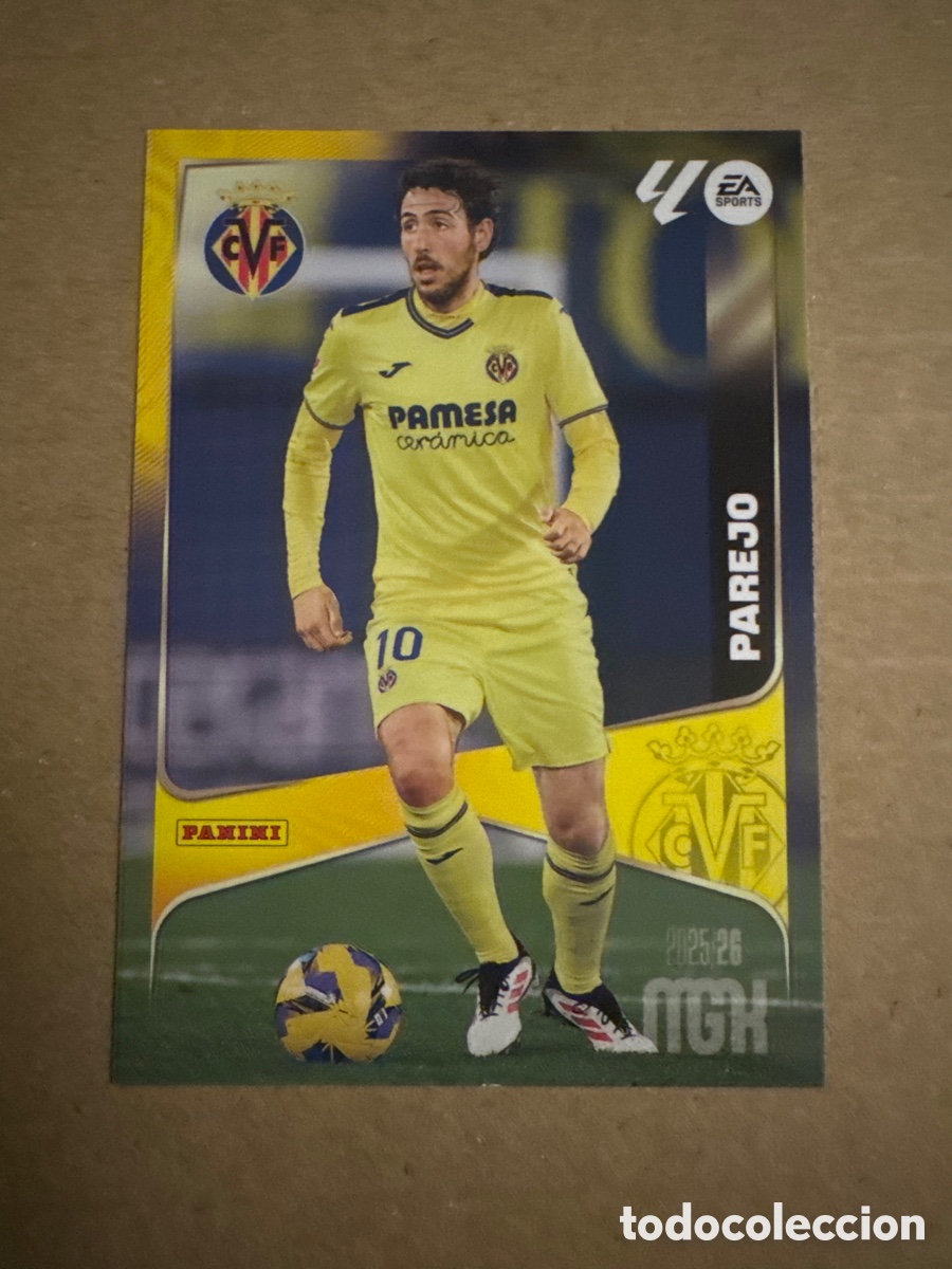 Cromos de f&uacute;tbol: # 371 Parejo Villarreal Megacracks 25 26 2025 2026 MGK