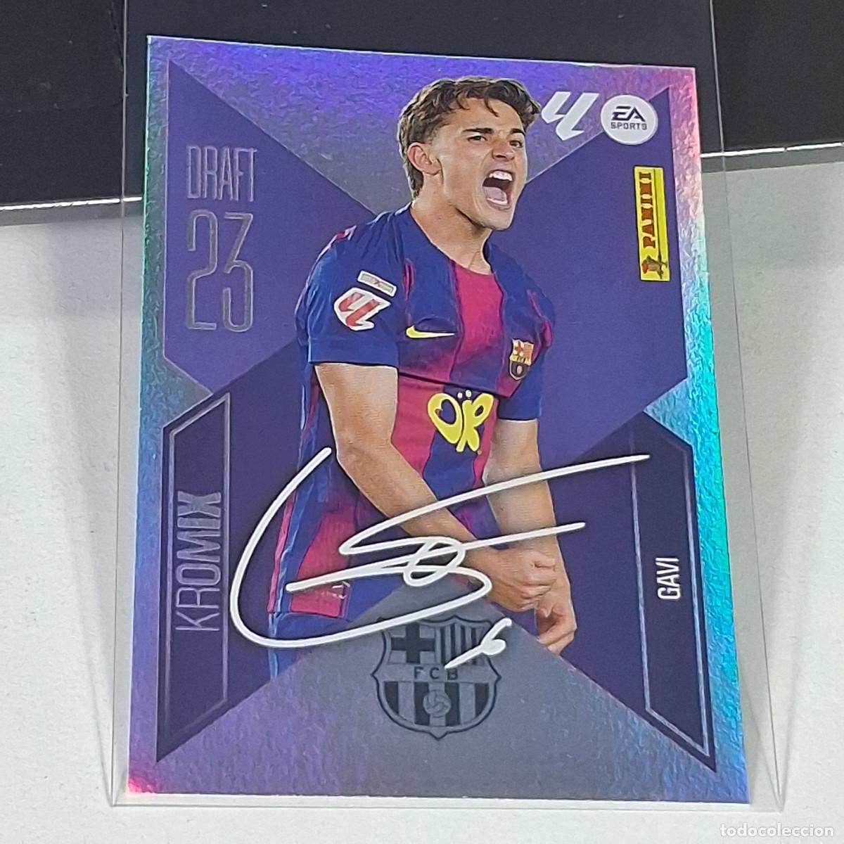 Cromos de f&uacute;tbol: D10 K8 GAVI DRAFT KROMIX 8 BARCELONA BAR&Ccedil;A PANINI LIGA ESTE 26 27 2026 2027 STICKER