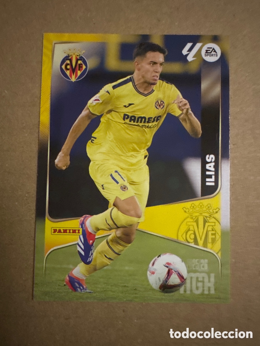 Cromos de f&uacute;tbol: # 374 Ilias Akhomach Villarreal Megacracks 25 26 2025 2026 MGK