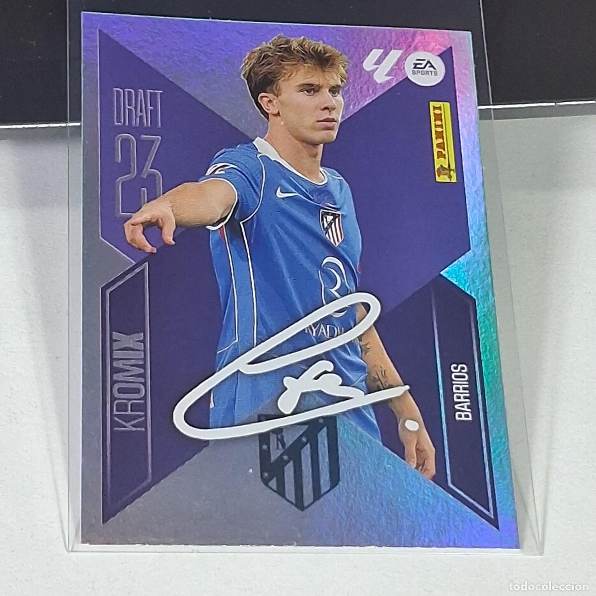 Cromos de f&uacute;tbol: D10 K3 BARRIOS ATLETICO AT DE MADRID DRAFT 23 KROMIX PANINI LIGA ESTE 26 27 2026 2027 STICKER