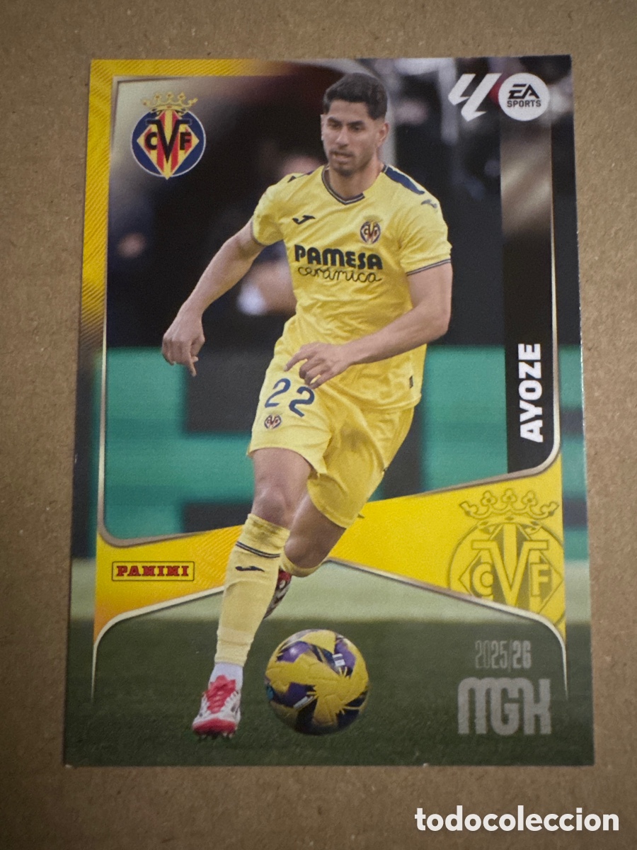 Cromos de f&uacute;tbol: # 376 Ayoze Villarreal Megacracks 25 26 2025 2026 MGK