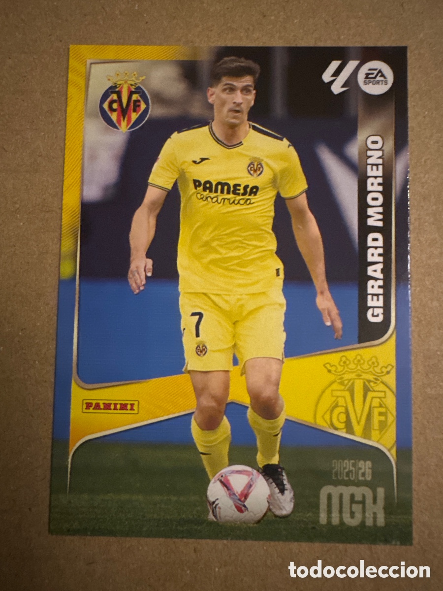 Cromos de f&uacute;tbol: # 378 Gerard Moreno Villarreal Megacracks 25 26 2025 2026 MGK