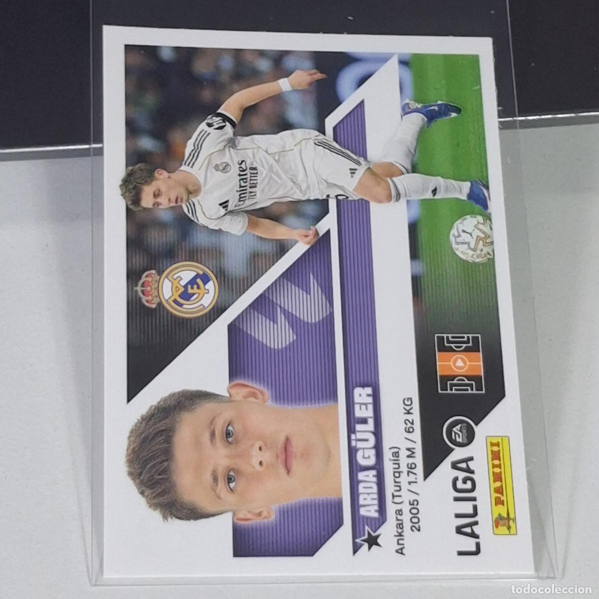 Cromos de f&uacute;tbol: D10 15 A 15A ARDA GULER REAL MADRID PANINI LIGA ESTE 26 27 2026 2027 STICKER
