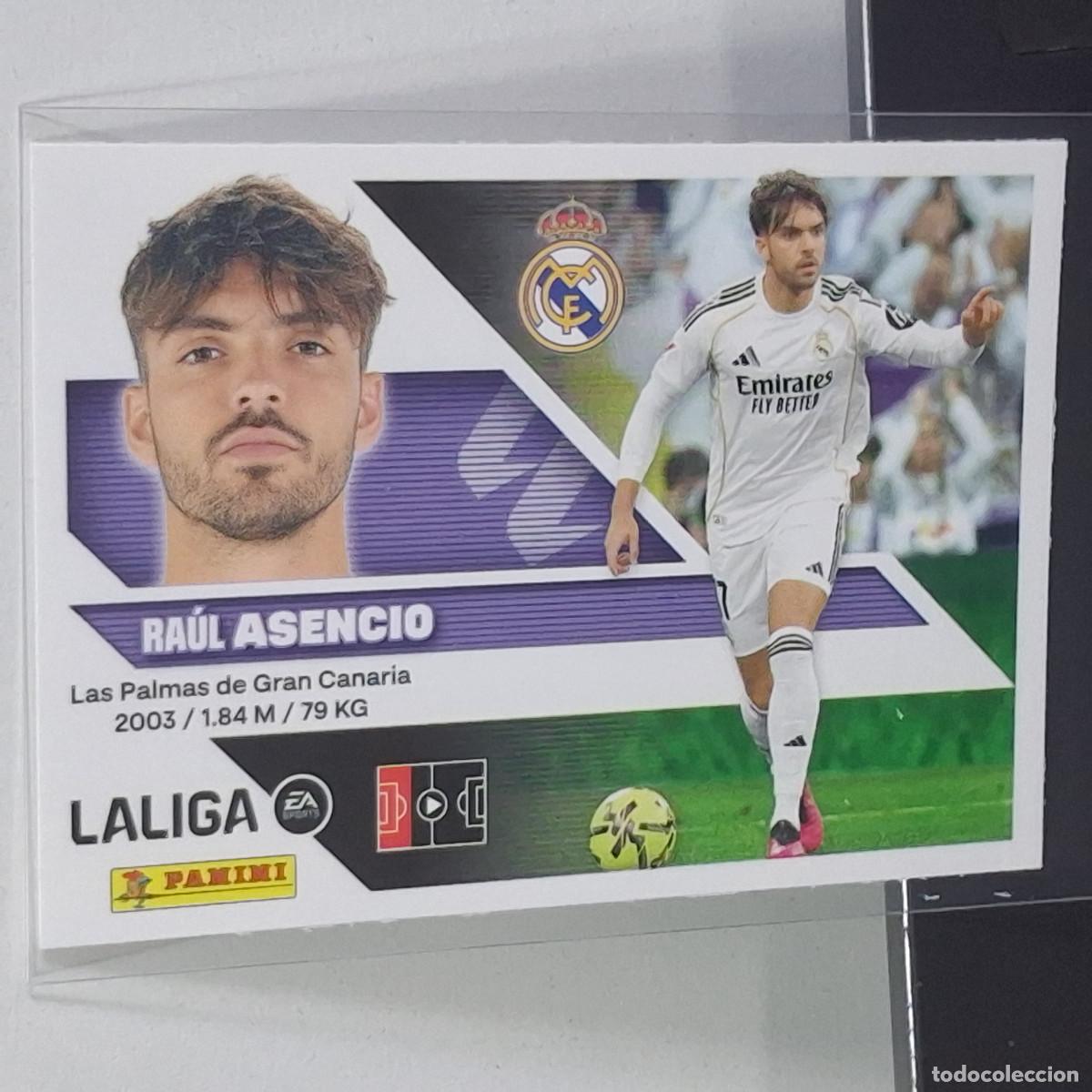 Cromos de f&uacute;tbol: D10 7 ASENCIO REAL MADRID PANINI LIGA ESTE 26 27 2026 2027 STICKER