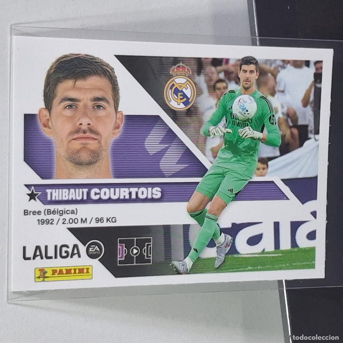 Cromos de f&uacute;tbol: D10 3 COURTOIS REAL MADRID PANINI LIGA ESTE 26 27 2026 2027 STICKER