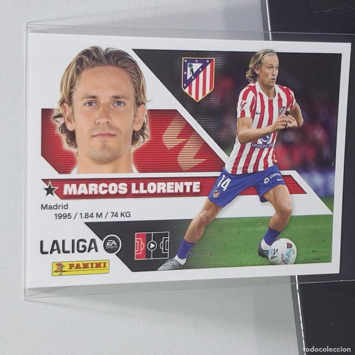 Cromos de f&uacute;tbol: D10 5 MARCOS LLORENTE ATLETICO DE MADRID PANINI LIGA ESTE 26 27 2026 2027 STICKER