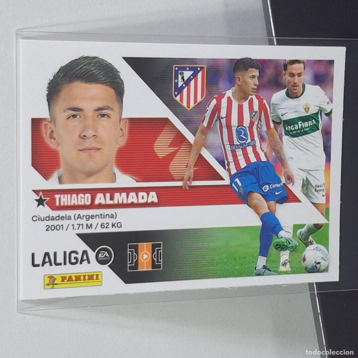 Cromos de f&uacute;tbol: D10 16 ALMADA ATLETICO DE MADRID PANINI LIGA ESTE 26 27 2026 2027 STICKER