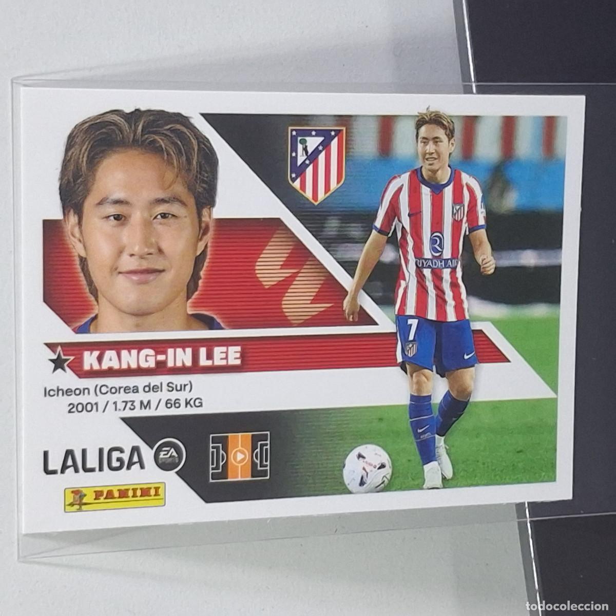 Cromos de f&uacute;tbol: D10 20 KANG IN LEE ATL&Eacute;TICO DE MADRID ULTIMOS FICHAJES PANINI LIGA ESTE 26 27 2026 2027 STICKER