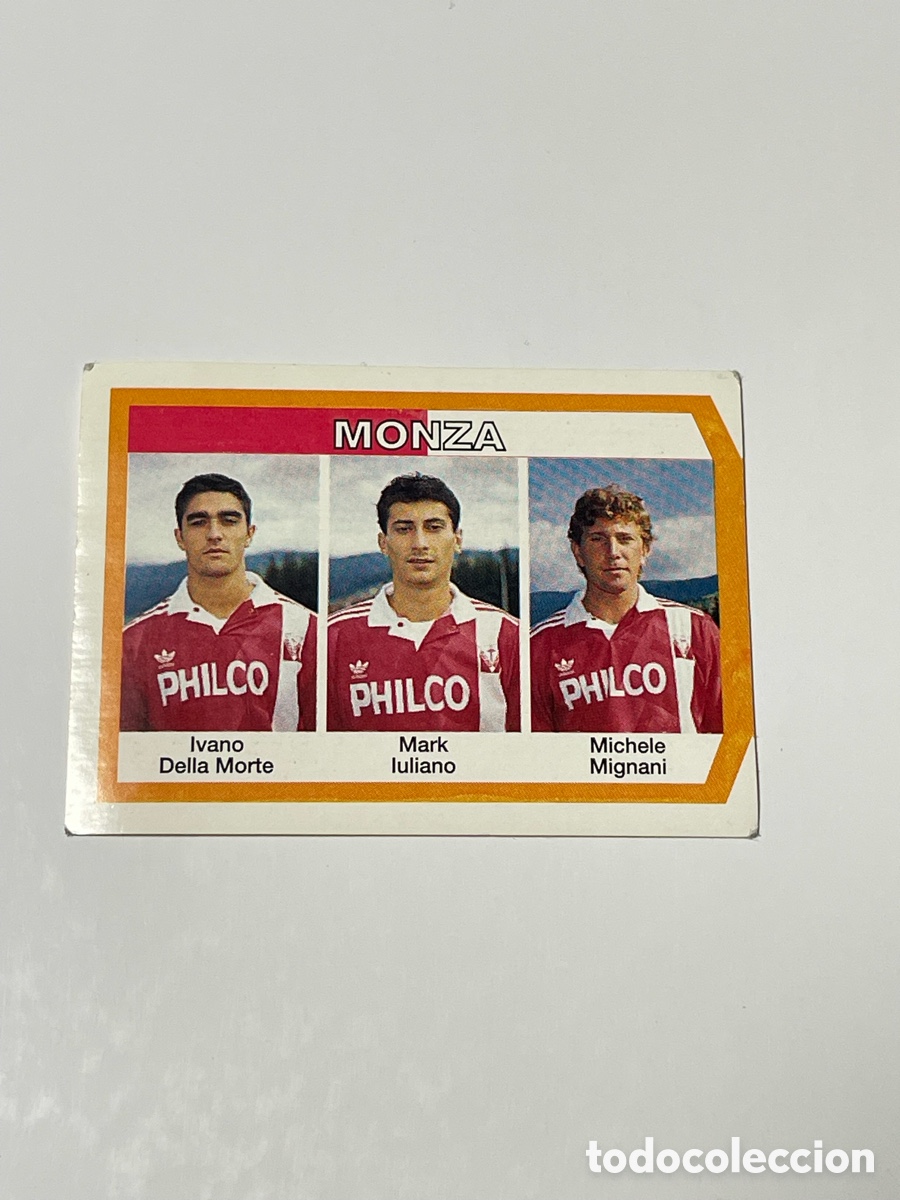 Cromos de f&uacute;tbol: Ivano Della Morte - Mark Iuliano - Michele Mignani Monza CalcioFlash 93/94 #366