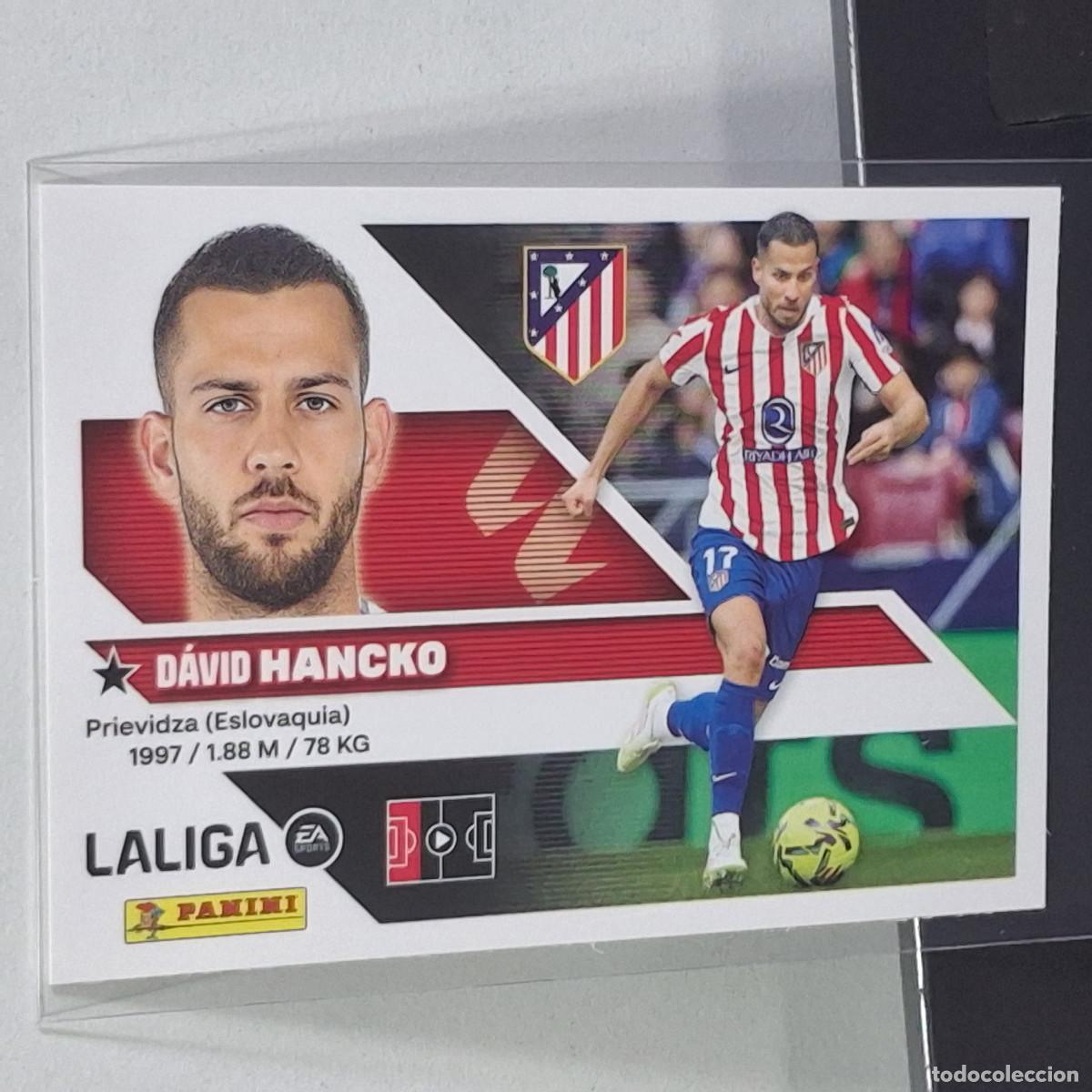 Cromos de f&uacute;tbol: D10 9 DAVID HANCKO ATL&Eacute;TICO DE MADRID AT PANINI LIGA ESTE 26 27 2026 2027 STICKER