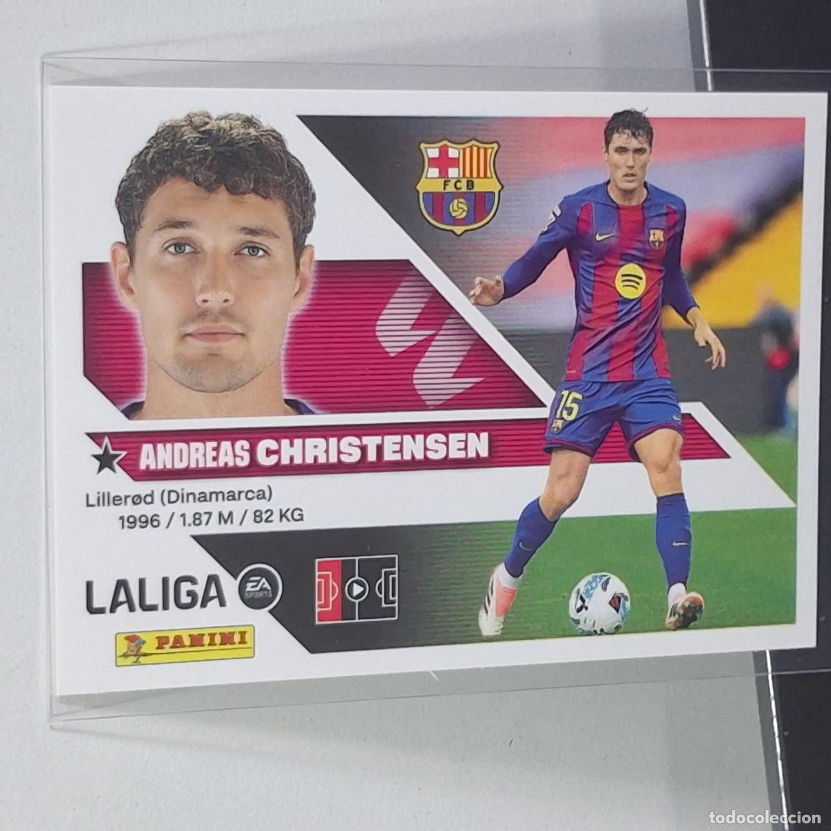 Cromos de f&uacute;tbol: D10 6 B 6B CHRISTENSEN BARCELONA BAR&Ccedil;A PANINI LIGA ESTE 26 27 2026 2027 STICKER