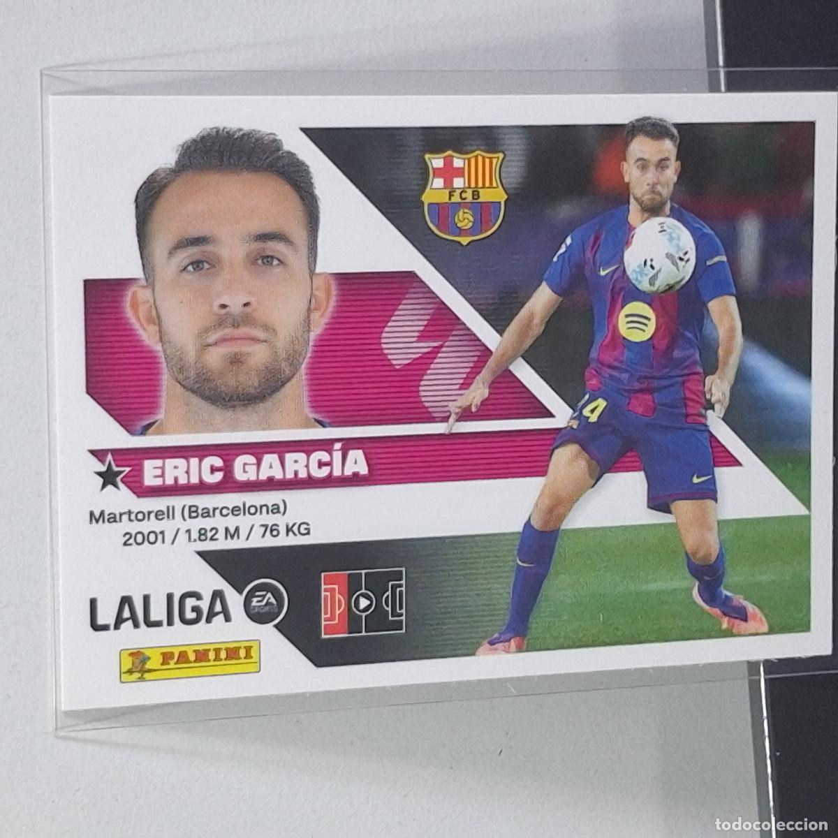 Cromos de f&uacute;tbol: D10 11 ERIC GARCIA BARCELONA BAR&Ccedil;A PANINI LIGA ESTE 26 27 2026 2027 STICKER